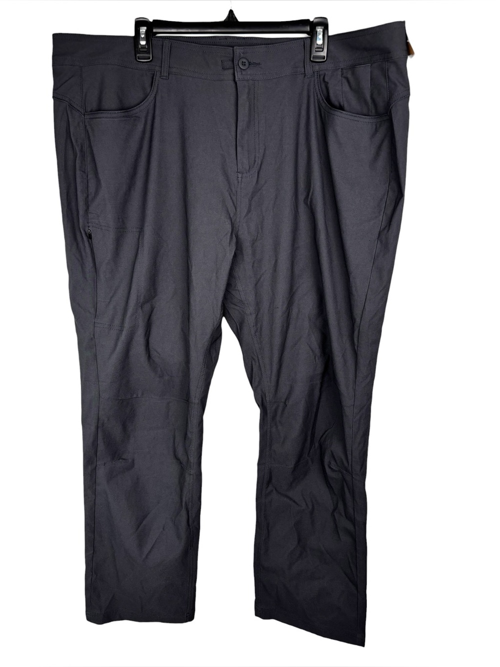 PrAna Halle Straight Pant Plus II Womens 20W Gray Stretch 42x29 Outdoor Hiking